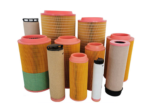Drill internal thread filter element