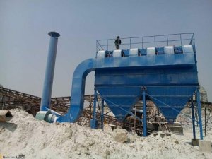 Bag filter for stone material factory