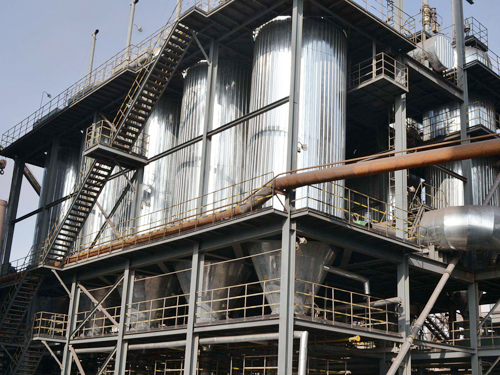 Steel blast furnace gas dust collector