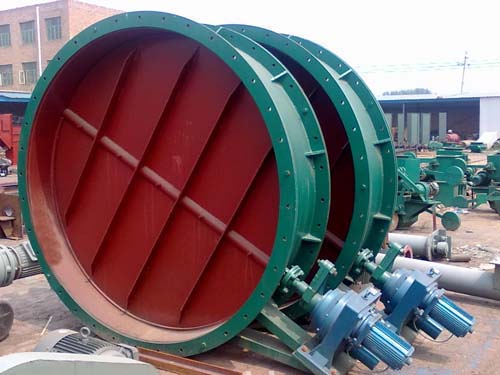 Electric ventilation butterfly valve