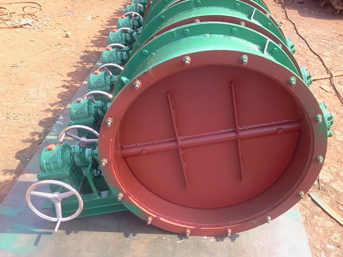 Manual ventilation butterfly valve